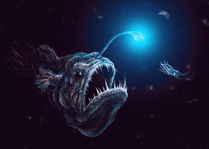 Anglerfish with good body structure