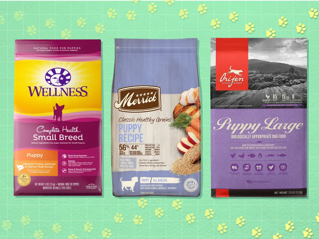 Different dog food brands available